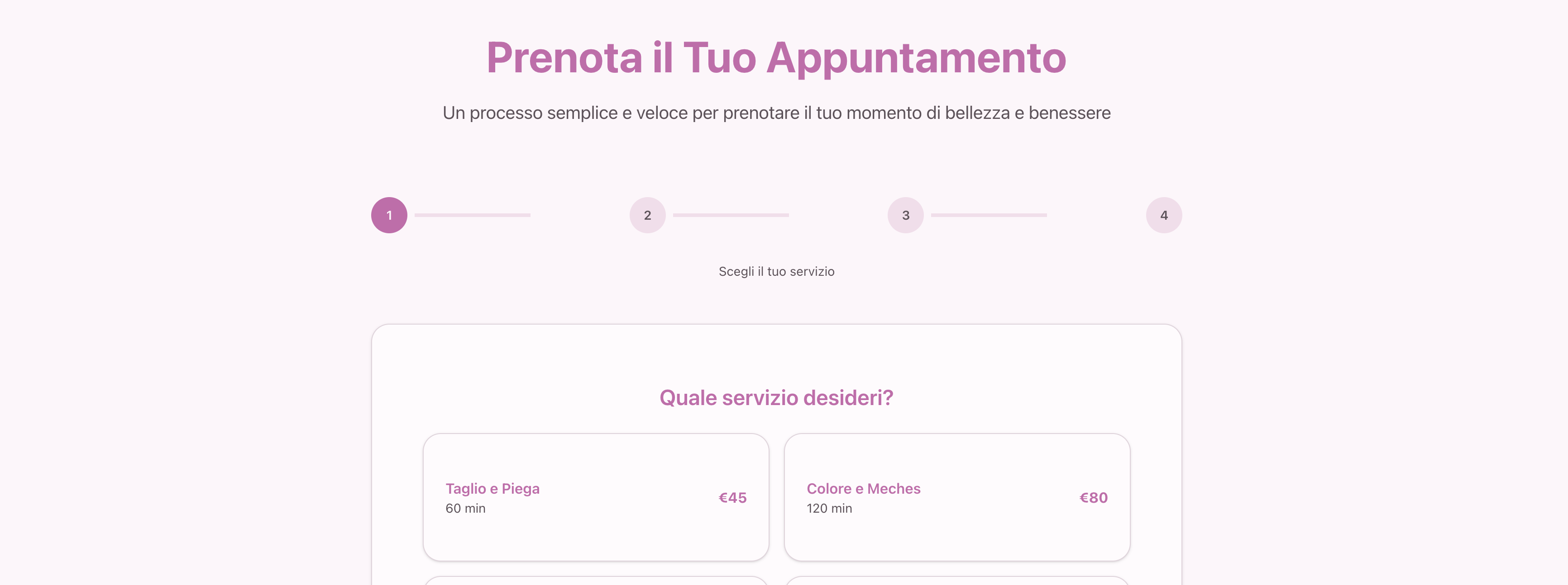 Pagina web Salon de Belleza con sistema de citas