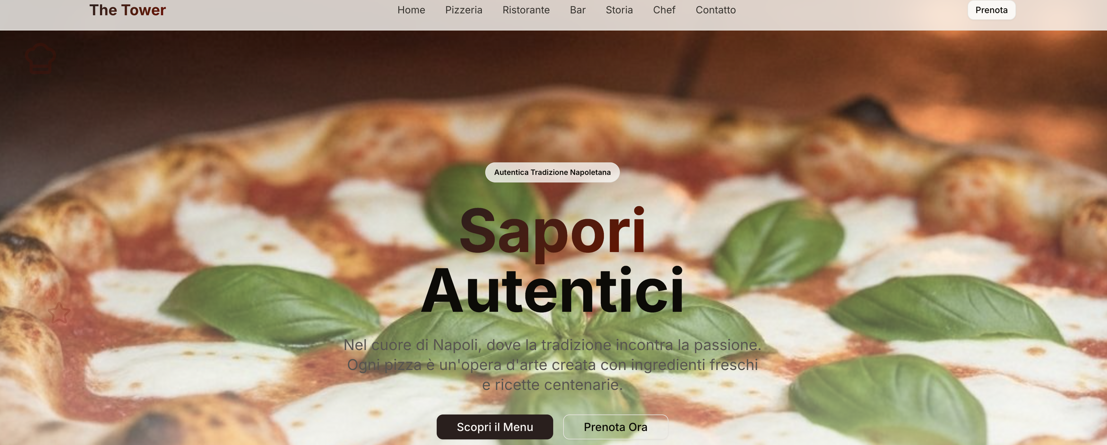 Pagina web para Pizzeria y Bar